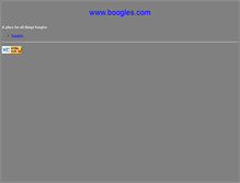 Tablet Screenshot of boogles.com